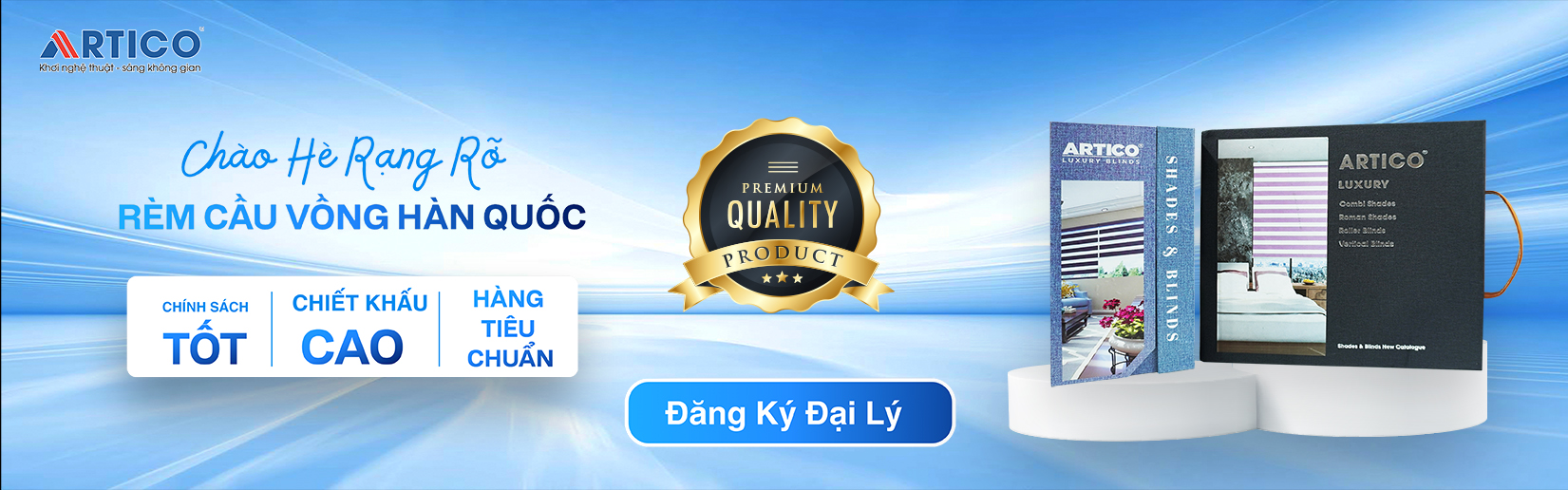 Rèm cầu vồng artico